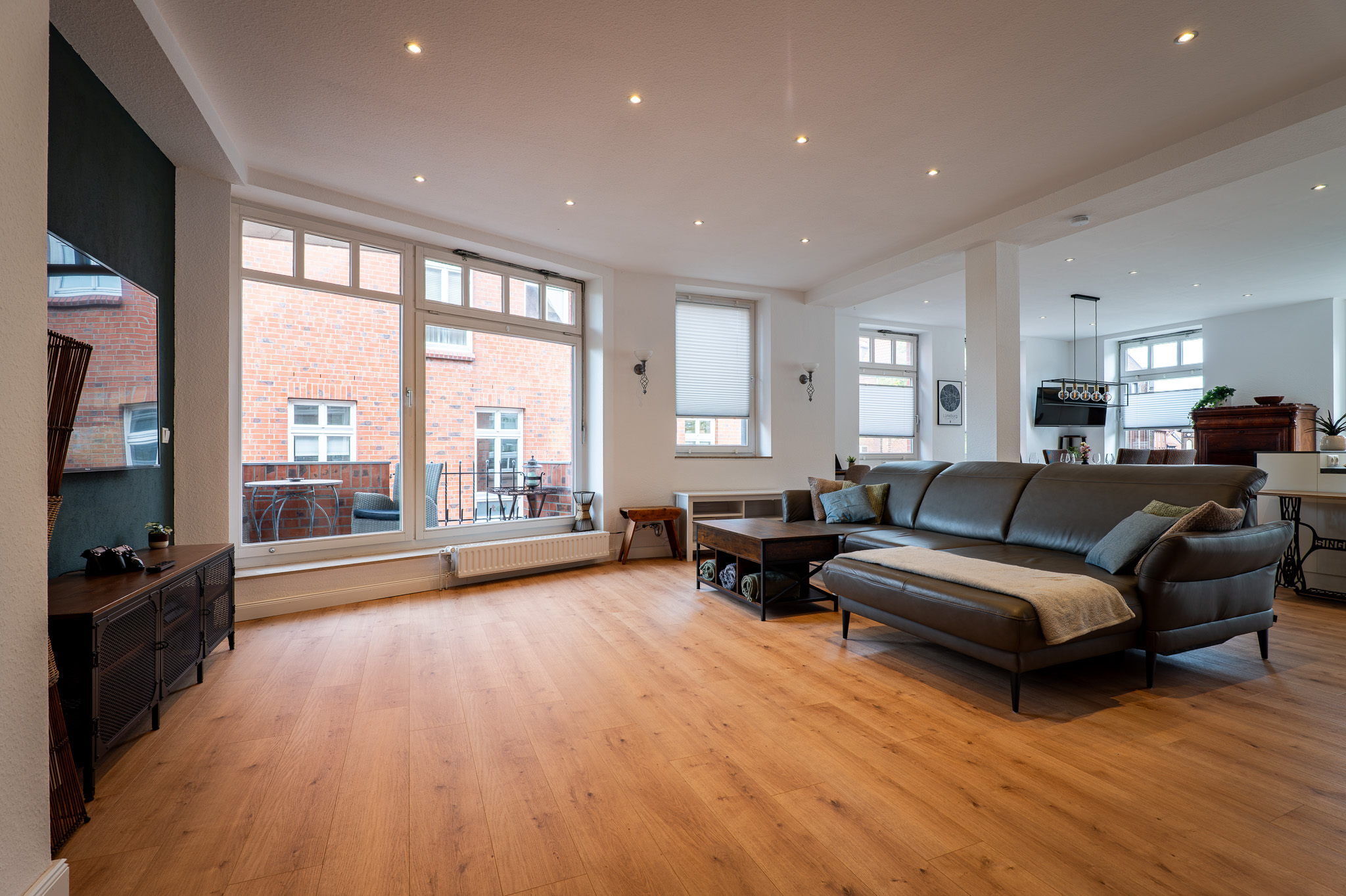 Offener Wohnbereich LüneBase Loft Lüneburg